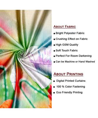 Multicolor Polyester Digtal Printed Curtain 3