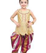 kbkidswear girls party wear kurta with dhoti pant .