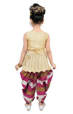 kbkidswear girls party wear kurta with dhoti pant . 5
