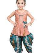 kbkidswear girls party wear kurta with dhoti pant .