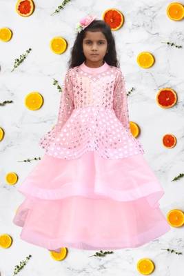 Baby Pink  Embroidery Gown 4