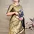 Black woven paithani silk saree with blouse