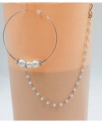 Multicolor agate nose-ring 1