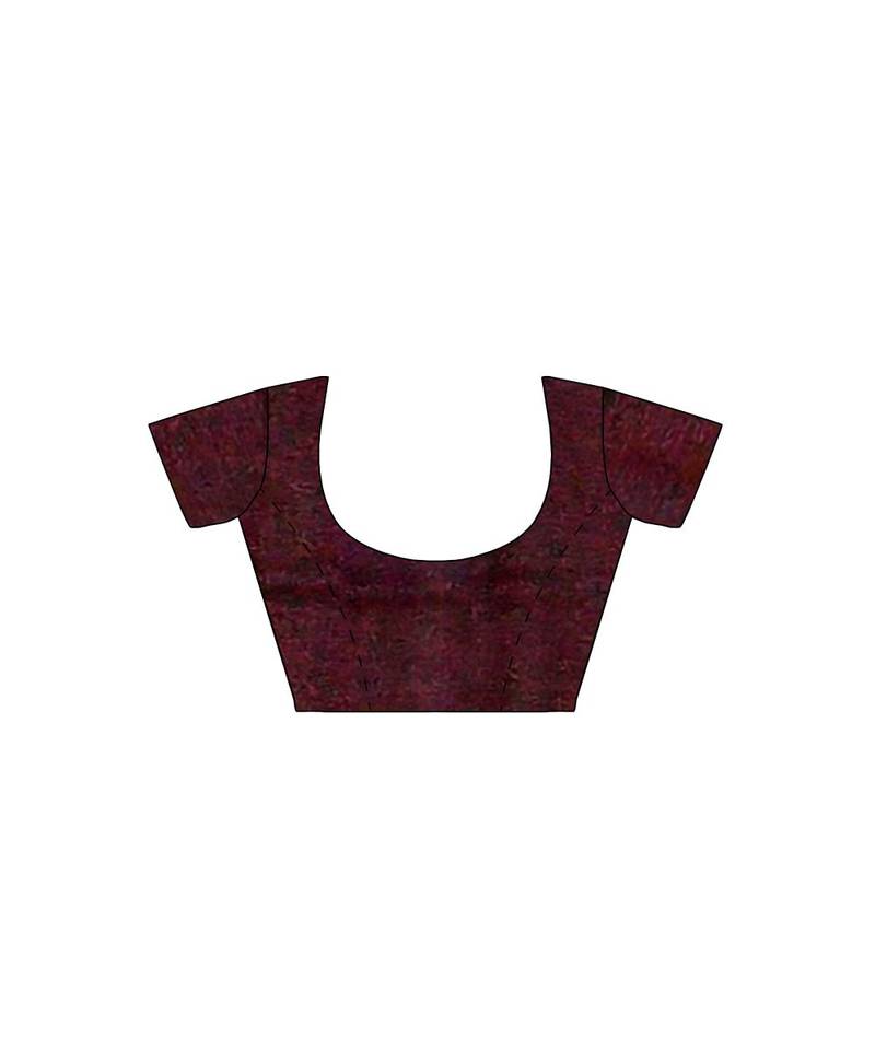 hand batik mulberry silk mark saree and blouse piece with silk mark