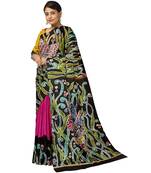 hand batik mulberry silk mark saree and blouse piece with silk mark