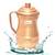 Handmade Copper Jug Pitcher  Serveware & Tableware  Good Health Benefits  Maharaja Jug with Lid 1800 ML