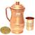 Pure Copper Maharaja Jug 1800 ML with 1 Copper Glass Tumbler Drinkware Set