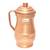 PrishaIndiaCraft Pure Copper Maharaja Jug Pitcher with 1 Glass Tumbler  Drinkware Set  Yoga  Copper Jug | 1800 ML