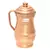 PrishaIndiaCraft Pure Copper Maharaja Jug Pitcher with 1 Glass Tumbler  Drinkware Set  Yoga  Copper Jug | 1800 ML