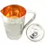Steel Copper Water Jug Pitcher  Luxury Design  Capacity 1600 ML  Silver