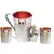 Prisha India Steel Copper Jug Pitcher with 2 Tumblers