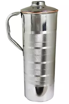 Stainless Steel Copper Jug Pitcher  Luxury Design  Capacity 900 ML  1 Piece