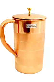 Pure Copper Luxury Design Water Jug Pitcher  Capacity 1600 ML