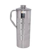 Handmade Stainless Steel Jug with Lid| Drinkware Set| Capacity 900 ML