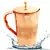 Pure Copper Jug Water Pitcher  Capacity 1600 ML