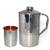Inside Pure Copper Jug with 1 Handmade Drinking Stainless Steel Inside Copper Glass