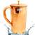 Pure Copper Jug Pitcher with Lid Luxury Design Capacity 2000 ML with 2 Pure Copper Glass Tumbler Capacity 300