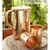 Pure Copper Hammered Jug Pitcher with Lid Capacity 1650 ML with 2 Pure Copper Hammered Glass Tumbler Capacity 250