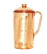 Copper Jug Pitcher  Luxury Design  Capacity 1300 ML