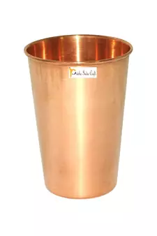 Pure Copper Jug Pitcher with Lid Luxury Design Capacity 1300 ML with 1 Pure Copper Glass Tumbler Capacity 450