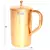 Pure Copper Water Jug Pitcher with Lid Plain Classic Look Drinkware Set | Capacity 1800 ML
