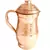 Pure Copper Maharaja Water Jug Pitcher Hammered Design  Drinkware Set  1800 ML