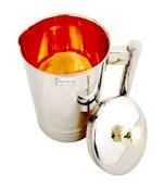 Steel Copper Jug Pitcher with Brass Knob  Capacity 1500 ML