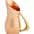 Pure Copper Jug Pitcher  Mughlai Royal Hammered Design with Brass Handle  Capacity 1200 ML (Brown)