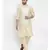 Men white Silk Embroidered Nehrujacket