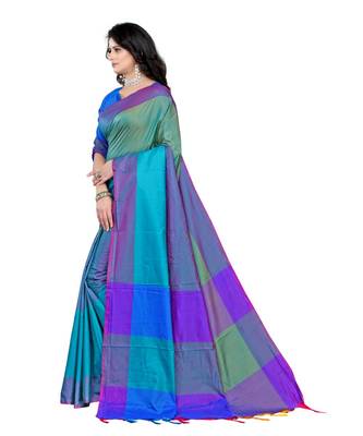 Silk Saree with Blouse piece 2