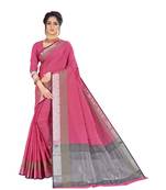 Cotton saree with blouse piece