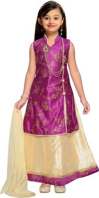 A&A FASHION girls party wear lahnga choli with dupatta set 1