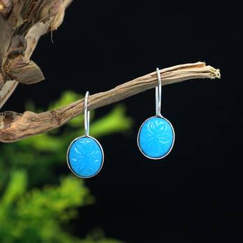 Turquoise danglers-drops 1
