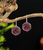 Purple danglers-drops