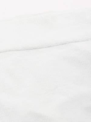 White Solid Micro Fiber Saree Shapewear 4