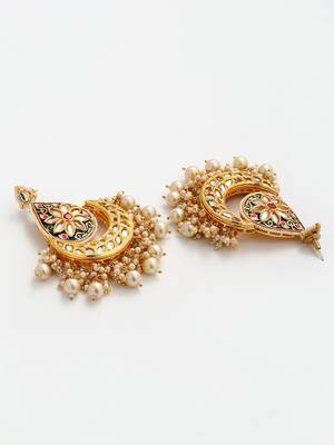 Blue pearl earrings 4