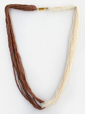 Brown pearl necklaces 3