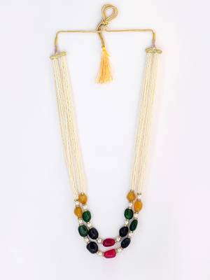 Pink pearl necklaces 3