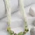 Green pearl necklaces