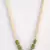 Green pearl necklaces