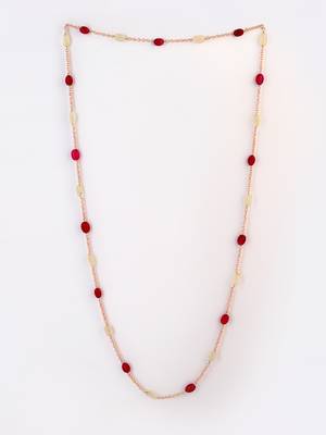 Red pearl necklaces 4