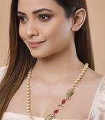 Green pearl necklaces