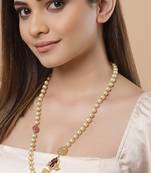Yellow pearl necklaces