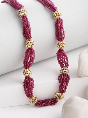 Pink pearl necklaces 2