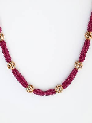 Pink pearl necklaces 4