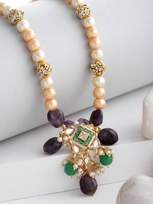 Purple pearl necklaces 2