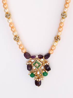 Purple pearl necklaces 4
