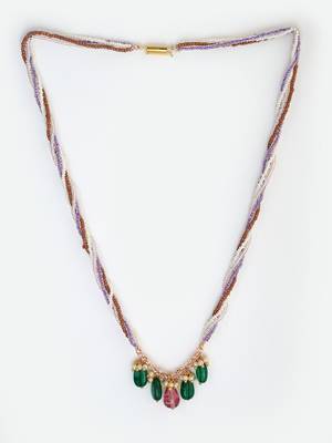 Purple pearl necklaces 3