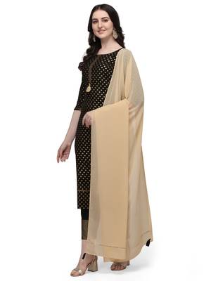 Black printed crepe kurtas-and-kurtis 3