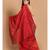 Red Bengal Handloom Cotton Blend Work Saree with blouse